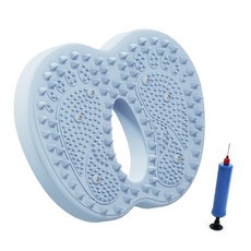 천국의계단 지압 에어 스텝퍼 무소음 가정용 다이어트 스텝밀 홈트 운동기구 [에어펌프 증정], 연한 파란색