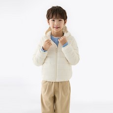타미힐피거 아동용 유니섹스 후디 라이트 다운