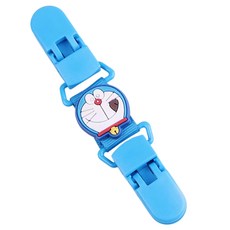 KIDS PARK 雙頭防掉夾 可愛造型奶嘴夾 嬰兒奶嘴防掉鏈 安全材質 多款可選, 2歲以下, 叮噹貓, 1個