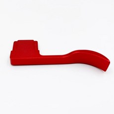 호환 A7c metel Thumb Up 핫슈 핸드 그립 소니 A7C2 A7CII 카메라 용 브래킷 제작, 색상: 2. red