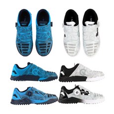 낫소 족구화 다이얼 화이트 블루 신발 공격형