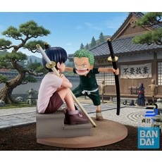 Bandai ONE PIECE Roronoa Zoro & Kuina Revible Moment 景品公仔, 1個