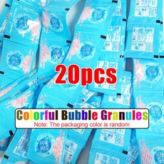야외놀이 10-30pcs 버블 머신 보충 액체 다채로운 농축 과립 10pcs ≈ 1000ml, 1)20pcs-random