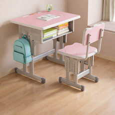 초등학생 전용 높이조절 어린이 학습용 책상 의자 세트, K06(700*500mm)