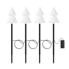 IKEA代購 STRÅLA LED裝飾燈 電池操作 戶外/樹 60公分 花園裝飾 聖誕裝飾 美式花園擺件 庭院燈, 1個, 未拆封絕版品 樹造形 60公分