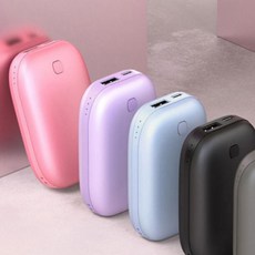 5200mAh 손난로 스피디 보조배터리 충전식 각인서비스, 손난로-5200mAh, 그레이