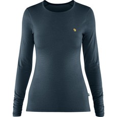 【Fjallraven】Bergtagen Thinwool LS 女款美麗諾羊毛長袖排汗衣，輕薄透氣，吸濕排汗，戶外運動首選