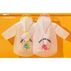 兒童雨衣寶寶雨衣斗篷式透明防水幼童用果凍雨衣