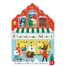 nosy crow Christmas Street 字母 lift-the-flap 立體書