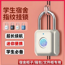 MAX 門鎖 【限定版】可專購定製智能指紋掛鎖宿捨掛鎖可鵰刻充電掛鎖, 【Max限定版-鯊磷銀】送一年換新,【豪華升級】Tpc口超級快充-待機12個, 1個