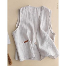 조끼 여자 여름 계량 생활 절조끼 법복 작업 조끼, 7. 카키 XL( 67.5-77.5kg)