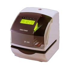 OA小舖 KINGS POWER SP-550印時鐘，簡約靜音桌鐘，精準走時，提升居家品味, SP550