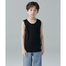 [무신사스탠다드] 키즈 에센셜 탱크 탑 [블랙]