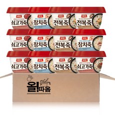 동원 용기죽 3종 기획세트 쇠고기죽4+참치죽4+전복죽4, 285g, 1세트