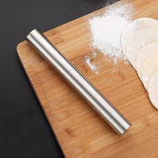 비오스리빙 Jdt 러빙쿡 스텐 반죽밀대 홈베이킹 만두 롤링핀 밀대, 단품