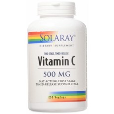 SOLARAY 維他命C素食膠囊 500mg, 1個, 250 件