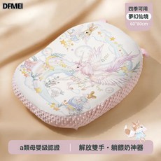 DFMEI 斜坡枕嬰兒防吐奶防溢奶嗆奶側躺餵奶神器新生寶寶用護脊斜坡墊, 夢幻仙境——防吐奶枕