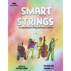 (英文圖書)Smart Strings Volume One: Viola-Black and White 平裝版, Jperezmusic Publishing, 英文