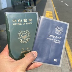 골든트리 심플 PVC 여권케이스 여권지갑 보호 커버 파우치 홀더 신권