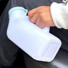 꿀이맘 장거리운전 남자 소변통 1.2L 화이트 요강