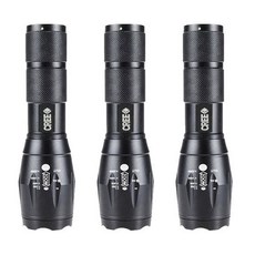 CREE XML-T6強光變焦手電筒 3入