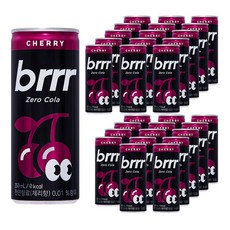부르르 체리 제로콜라, 250ml, 60개