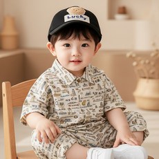 몽실이 럭키베어 캡모자