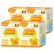 베이비락 19종 아기유산균 요구르트맛 (30포) X 4박스 세트, 1개