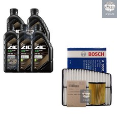 K5(DL3) 2.0 하이브리드 지크 X9 제로 0W20 5L 엔진오일 필터 세트 2J-3031, 1개