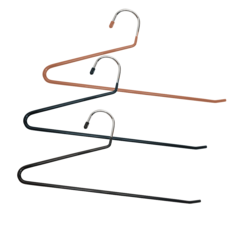 天鵝型防滑褲架, 粉色, 5個