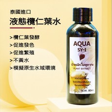 AQUA SY-I 液態欖仁葉水 模擬原生水域環境, N.W. 80ml, 1個