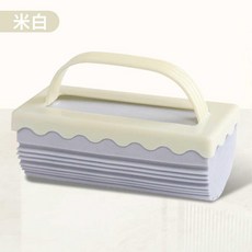 高效吸水海綿擦, 米白, 1個