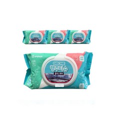 기본에 세균닦는 행주 티슈 캡형, 80개입, 4개