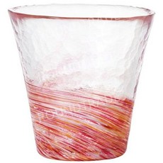 쓰가루 비드로 전통 소다유리 260ml 일본 수제 감성 텀블러 컵, 4. 산호