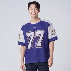 루크 남성 블록코어 메쉬 럭비 반팔 티셔츠 남자 여름 오버핏 반팔티 데일리 여름용 헬스 런닝 기능성 매쉬 져지