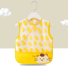 寶寶防水薄款兒童罩衣防髒吃飯嬰兒圍兜無袖網格透氣圍兜