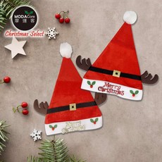 摩達客 聖誕派對密絲絨布棕色鹿角兒童聖誕帽，可愛造型密絲絨材質，小朋友派對首選，兩款圖案隨機出貨, 1個