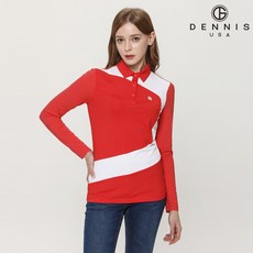 [DENNIS] 여성)앞판배색제에리티셔츠_NAMMLTS066