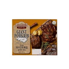 쟌슨빌 자이언트 폭립 갈비맛 500g 2개, 1개