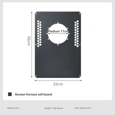 CAMPINGMOON IGT 휴대용 캠핑 스토브 유닛 보드 다목적 피크닉 티 테이블 야외 활동용 중간, 02 KR-25