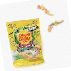 VCO 츄파춥스 젤리 사워게코 90g 5봉 젤리사탕, 1개