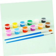 어린이 물감세트 다색상 미술수업 채색도구 붓포함 창작활동 그림그리기 색칠놀이, 아크릴물감 3ml 12색 세트, 아크릴물감 3ml 12색 세트, 아크릴물감 3ml 12색 세트