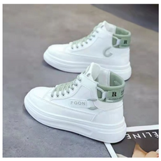 MUZE 여성 스니커즈 여성 워커 여성 하이탑 운동화 여성 하이탑