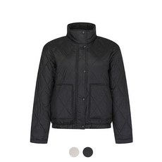 [국내매장 정품] [폴햄] 여성 하이넥 카라 보아 퀼팅 점퍼 PHD4JP2080 637021