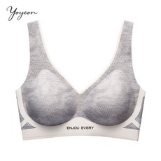 여성용 볼륨업 처짐 방지 부유방 보정 심리스 브라 노후크 노와이어 편한 스포츠 브라탑