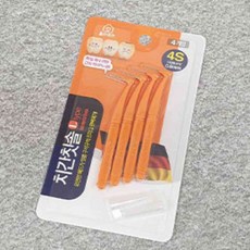 사안 치간칫솔 L타입 4S 0.6 4p SSSS치간칫솔, 1