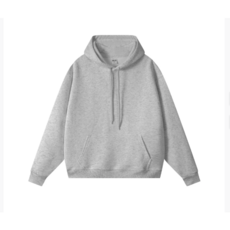 남녀공용 더블코튼 레이어드 오버핏 후드티