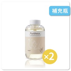 Puréhous 燕麥親膚奶瓶食器清潔慕斯 補充瓶, 2個, 500ml