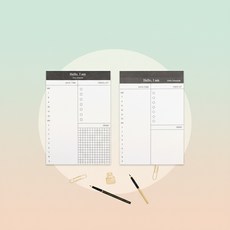 다양한 양식 활용 편리한 미니 메모지 50매 쓱템, 1개