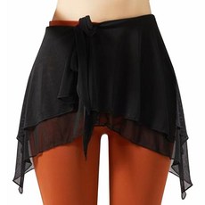 르블랑 여성용 힙커버 랩 스커트 요가 필라테스 운동복